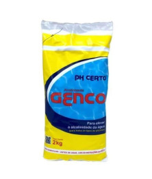 Ph Certo Alcalinizante Granulado 2kg Para Piscina Genco