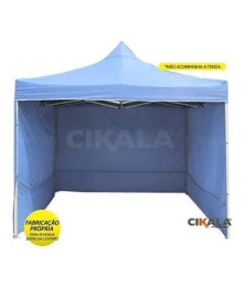 Parede de Fechamento Nylon Azul Bebê 2x1.85 M Tenda Gazebo