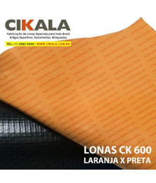 Lona para Brinquedos Infláveis Laranja 1x1,40 M Pula Pula Escorredor Emborrachada CK600 Micras