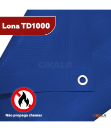 Lona para Eventos Antichama Reduz Calor + UV Azul Blackout 500 Micras TD1000