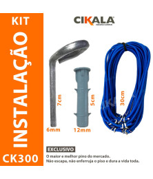 Kit para Fixação de Capas de Piscina CK300 Micras