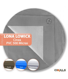 Lona Lowick Cinza Translúcida 500 Micras