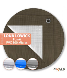 Lona Fumê para Toldo Lowick Impermeável CK500 Micras - Fechamento de varandas e coberturas