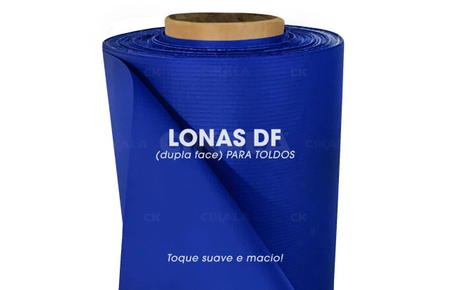 Lona para Toldo Dupla Face Azul 1x1,40 M Tenda Varanda