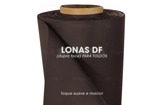 Lona para Toldo Dupla Face Marrom 1x1,40 M Tenda Varanda