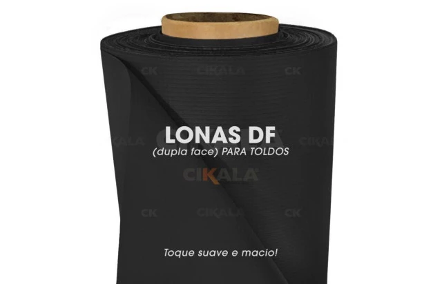 Lona para Toldo Dupla Face Preta 1x1,40 M Tenda Varanda