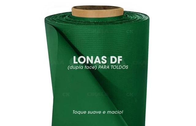 Lona para Toldo Dupla Face Verde 1x1,40 M Tenda Varanda