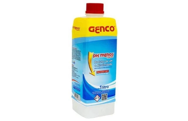 Redutor de Ph e Alcalinidade Ph Menos Genco 1 L