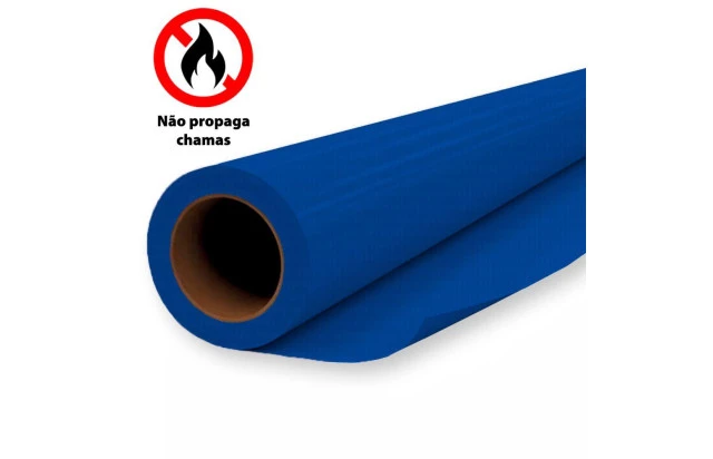 Lona para Eventos Antichama Reduz Calor + UV Azul Blackout 500 Micras TD1000