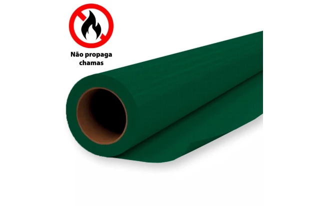 Lona para Eventos Antichama Reduz Calor + UV Verde Blackout 500 Micras TD1000