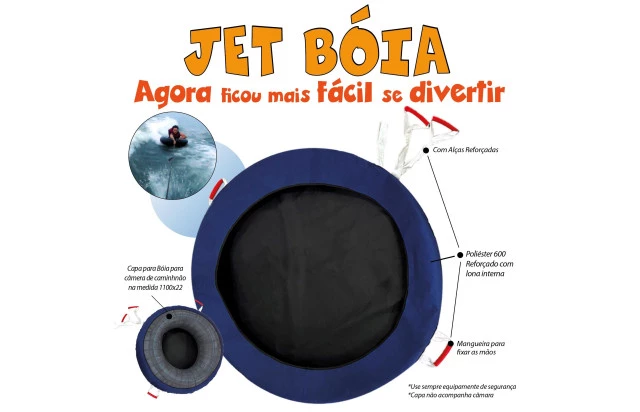 Capa Jet Boia Nylon 600 Acqua Riding Azul