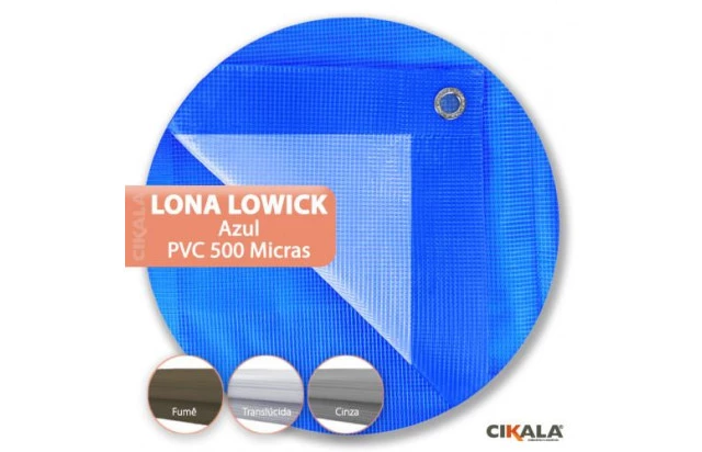 Lona Lowick Azul Translúcida 500 Micras