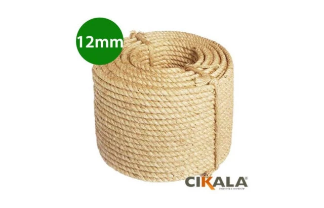 01 Metro Corda de Sisal Natural 12mm