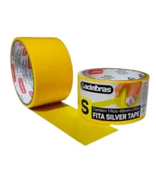 Fita Silver Tape Amarela 48mm X 5 Metros