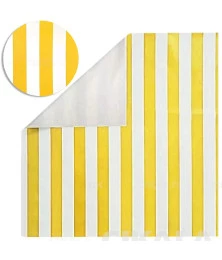 Bagum Napa Listrado 1x1,40 M Amarelo 100% Impermeável Colchões Tendas Brindes Decoração