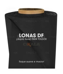 Lona para Toldo Dupla Face Preta 1x1,40 M Tenda Varanda