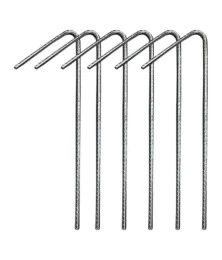 01 Estaca Aluminizada 5mm 16cm Para Barraca de Camping