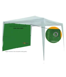 Parede Fechamento Polietileno Verde 2x1.85 M Tenda Gazebo